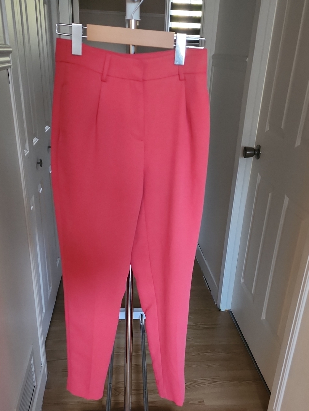 RW&CO. Coral Pink Tapered Dress Trousers